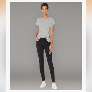 NWT Liverpool Abby Skinny Jeans in Black Rinse -Size 14 Black